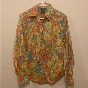 Paisley button up